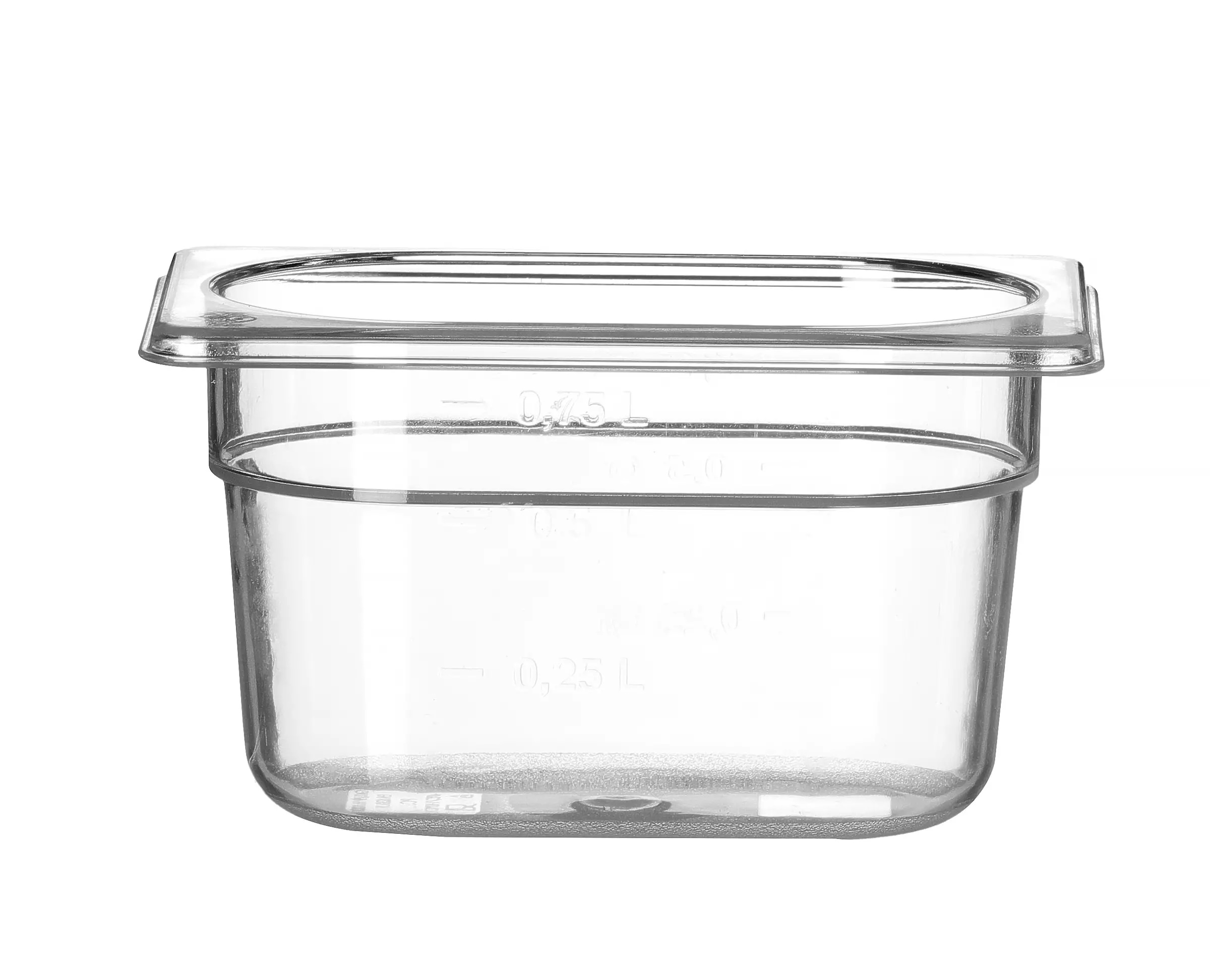 Polükarbonaat GN nõud, läbipaistev